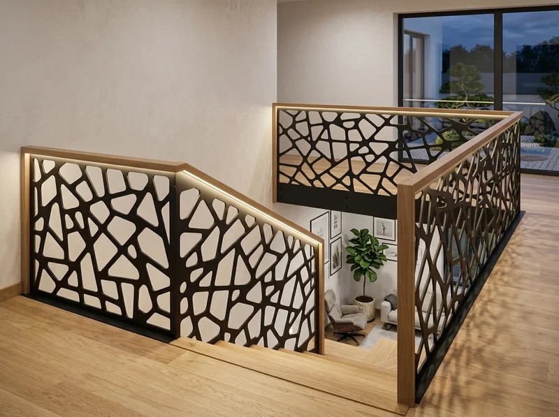 Pembuatan Railing Tangga Laser Cutting Palembang. Cepat, Presisi & Berkualitas